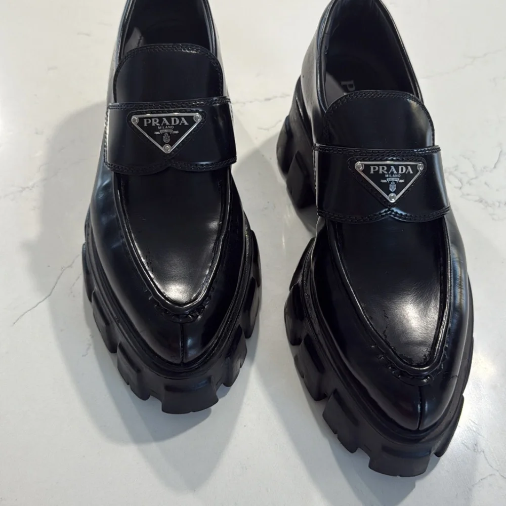 Prada Monolith Pointy women shoes - Picture 2 of 11